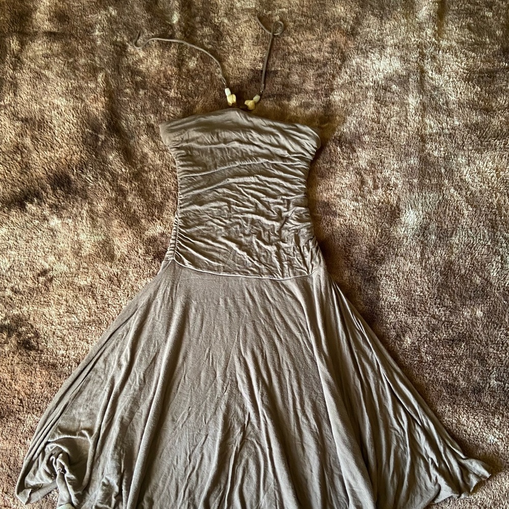 Y2K Beaded Midi Dress